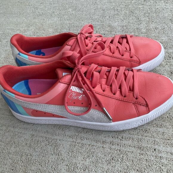 Size 8 - PUMA Pink Dolphin x Clyde Porcelain Rose - Picture 2 of 6